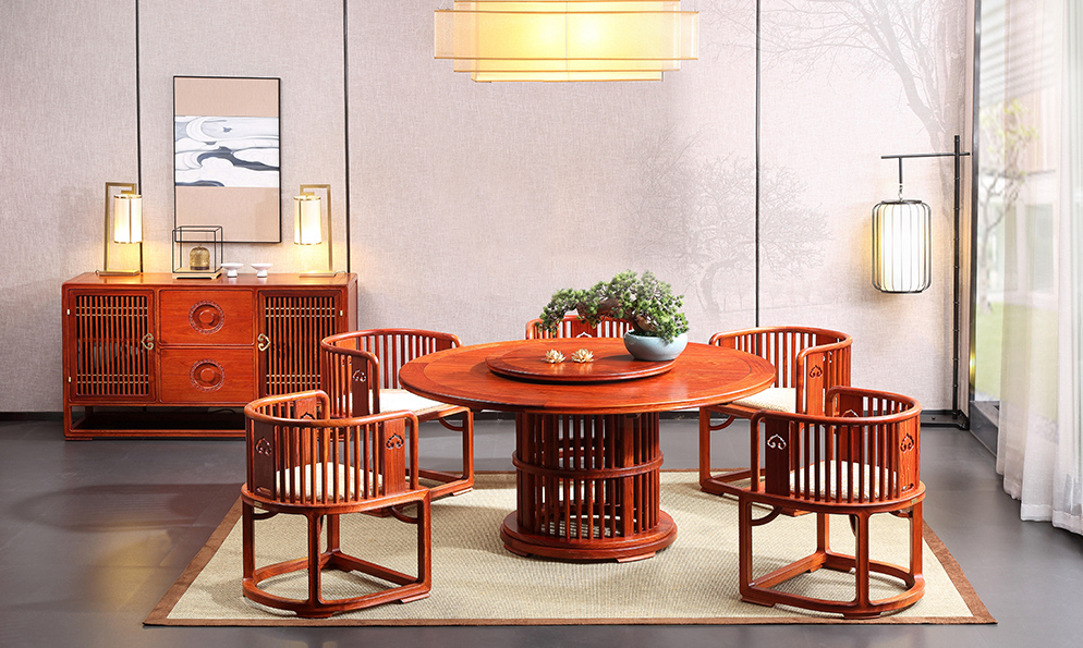 明轩餐柜 / 明轩153圆台 / 国寿椅